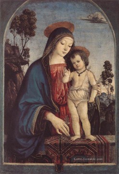 Die Jungfrau und Kind Renaissance Pinturicchio Ölgemälde